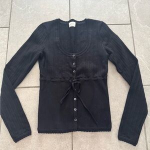 Aritzia Wilfred Precious Sweater in Black size S